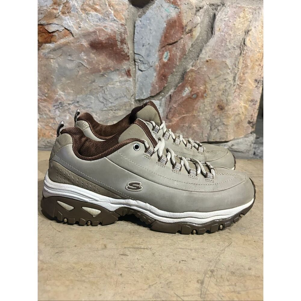 Skechers Sport Premiere Stone Brown Chunky Sneakers Women’s Size 8.5
